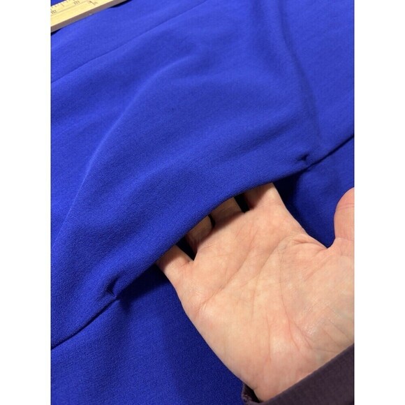 MM Lafleur Emily Dress Bright Indigo Blue + 1  20 Midi Square Neck Short Sleeve - Picture 10 of 12